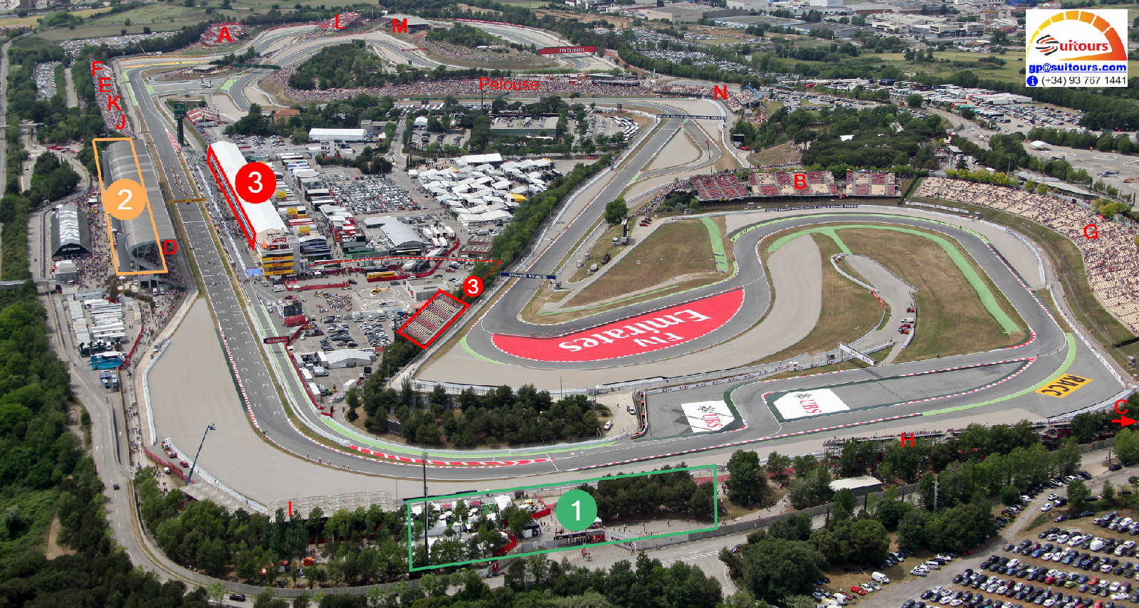 Hospitality Zone VIP Sky View Racing Grosser Preis von Katalonien MotoGP Barcelona